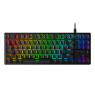 HyperX Alloy Origins Core - Tenkeyless Mechanical Gaming Keyboard, Software Controlled Light & Macro Customization, Compact Form Factor, RGB LED Backlit, Tactile HyperX Aqua Switch,Black
